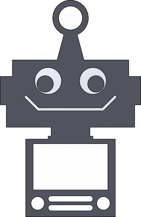 Cut out your own robot keychain ! project image