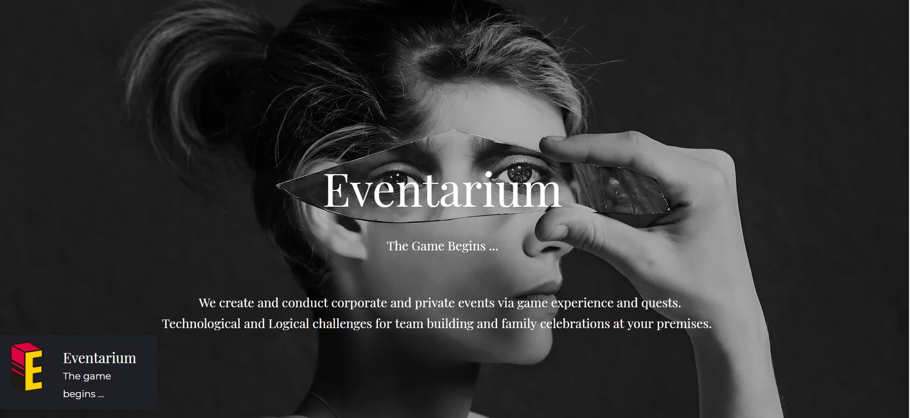 Eventarium - an escape gaming event agency project image